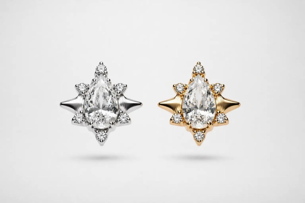 Astréa Pear Star Threadless ASTRA BODY JEWELRY