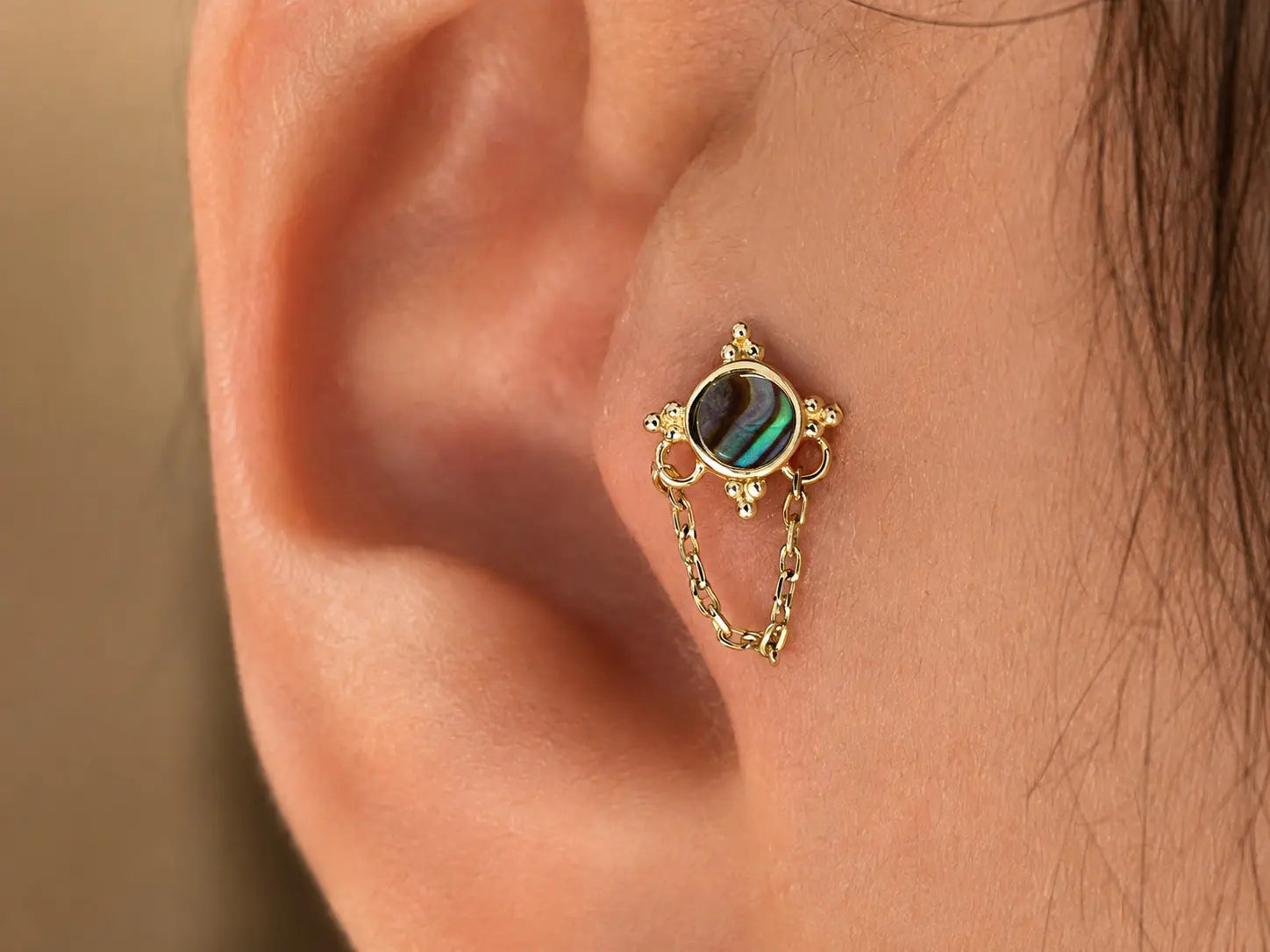 Opulenza Or Massif 14K Threadless KHRYSOS