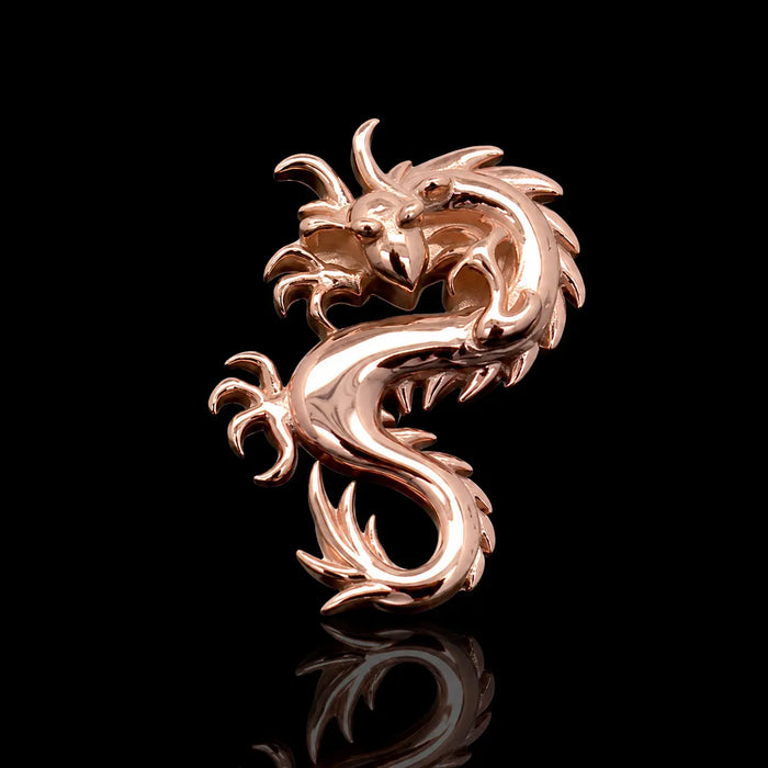 Draco Or Massif 14K Threadless KHRYSOS