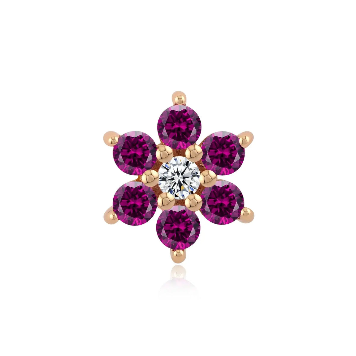 Blossom Or Massif 14K Threadless