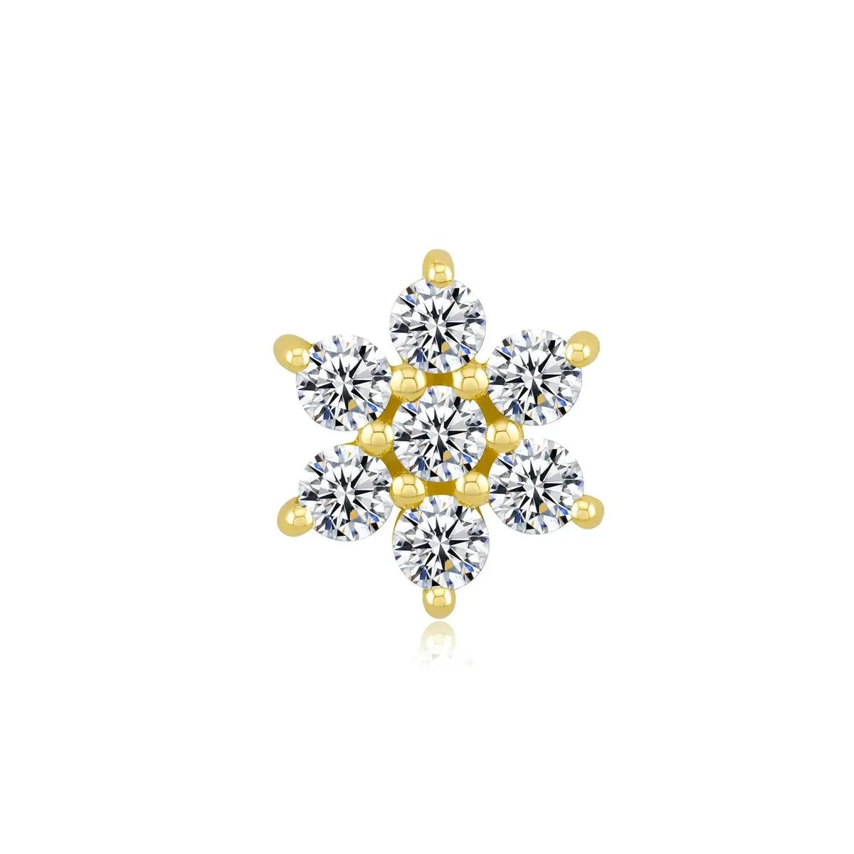 Blossom Or Massif 14K Threadless