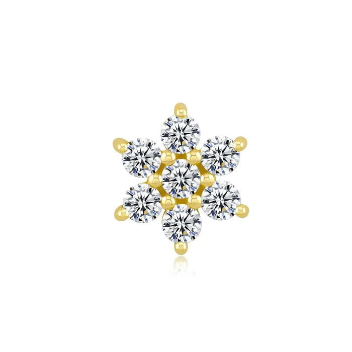 Blossom Or Massif 14K Threadless