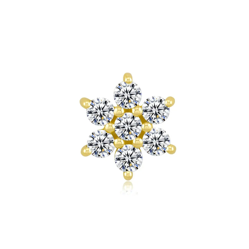 Blossom Or Massif 14K Threadless