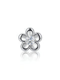 Gem Flower Threadless Titane